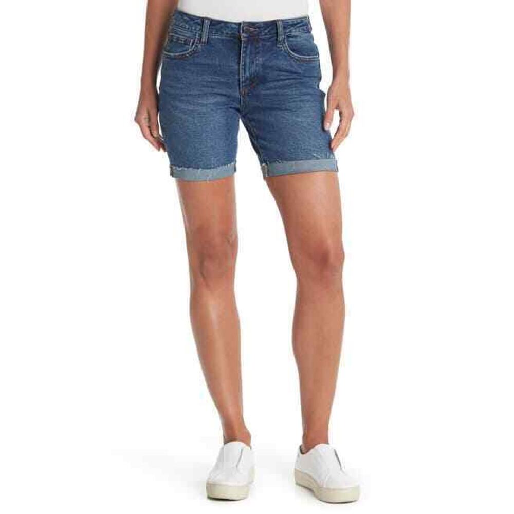 NWT Joe’s Jeans Kure Roll Cuff Easy Bermuda Shorts Size 26 Mid Rise Denim $148